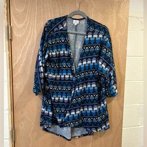 Lularoe Aztec print Lindsay Kimono